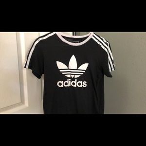 Adidas three strip top